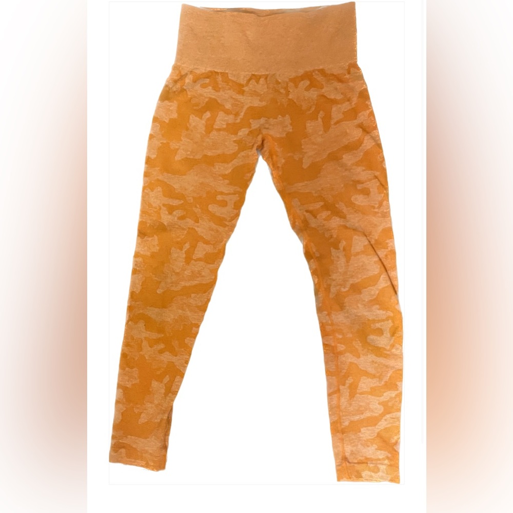NVGTN Orange camo leggings